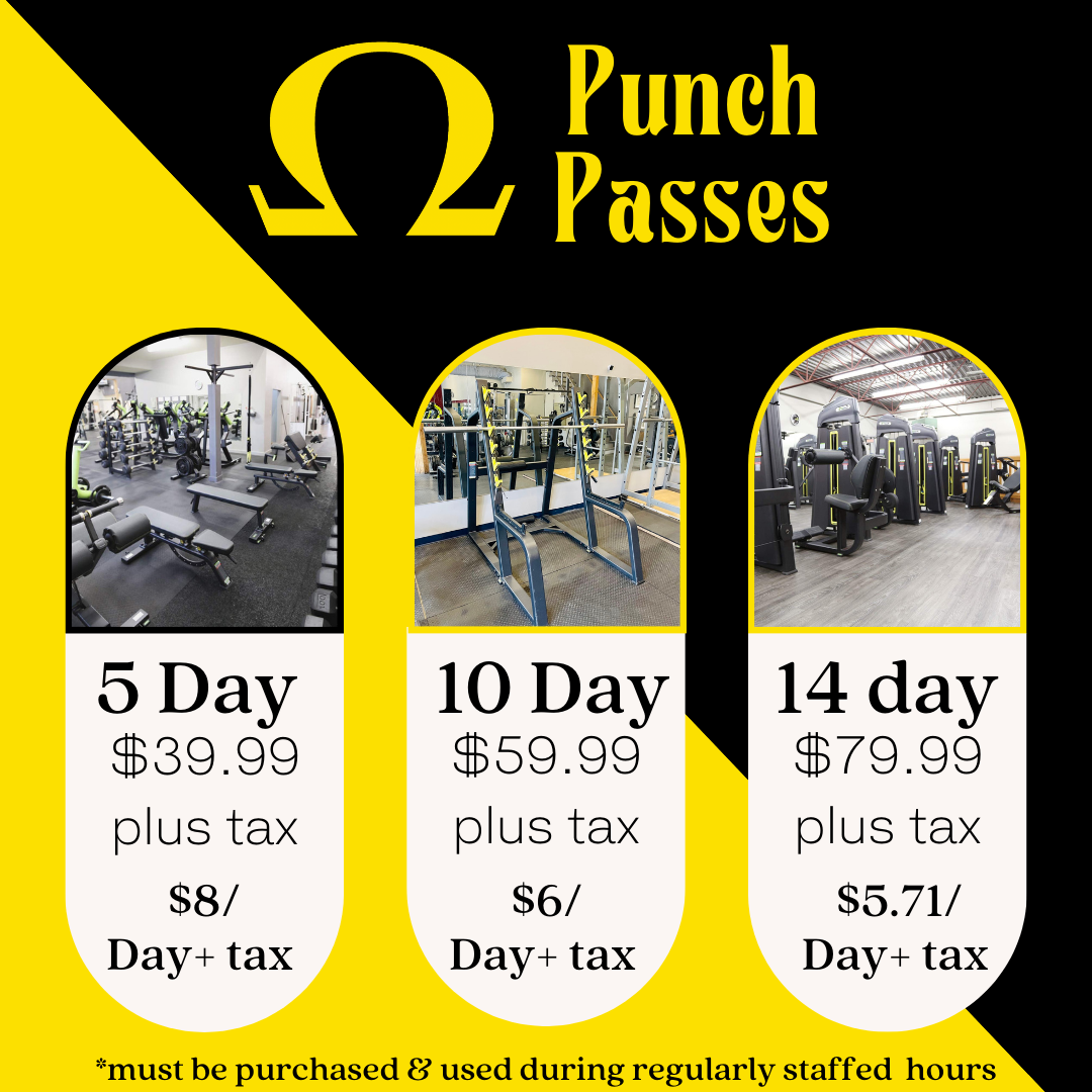 OMEGA Health + Fitness Punch Pass